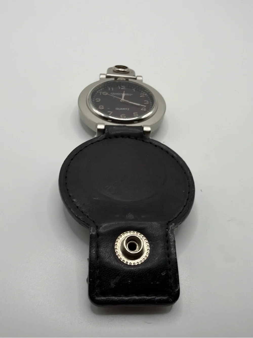 US Air Force Belt/Pocket Watch, Straight Arrow, Japan Quartz, New Battery